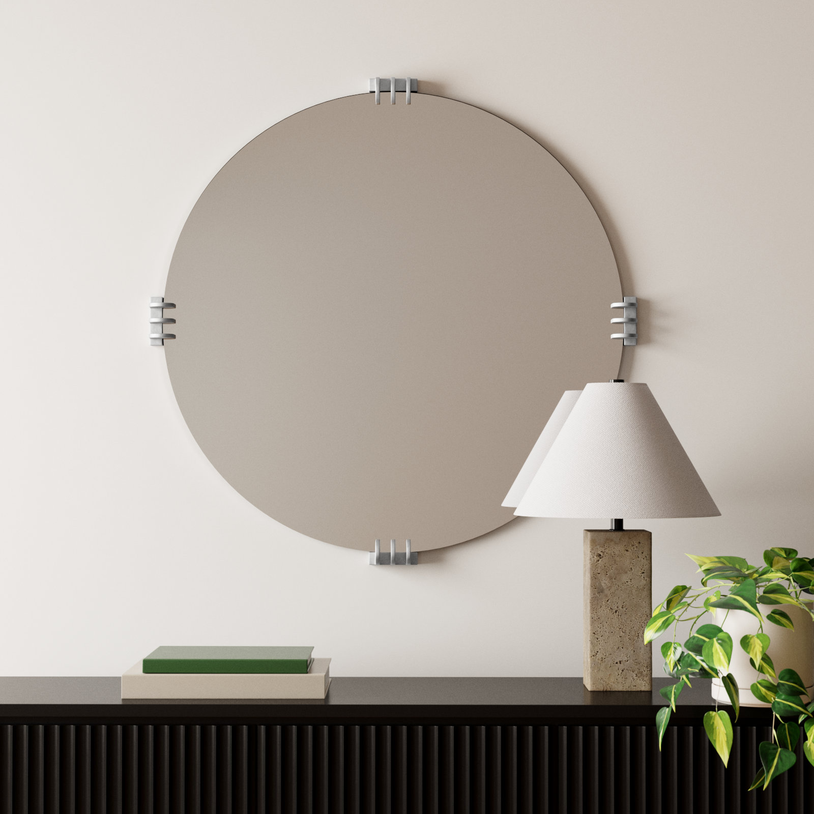 Donita 36" Accent Mirror, Silver