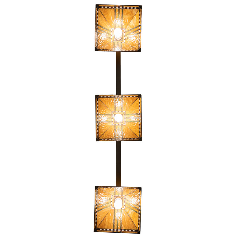 Finkel 3 - Light Pendant, 46" H x 62" W x 12.75" D, Craftsman Brown