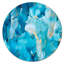 Turquoise, luxe abstrait, art fluide I - art mural moderne en métal-68852392