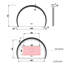 Half-circle Mirror-1055081325