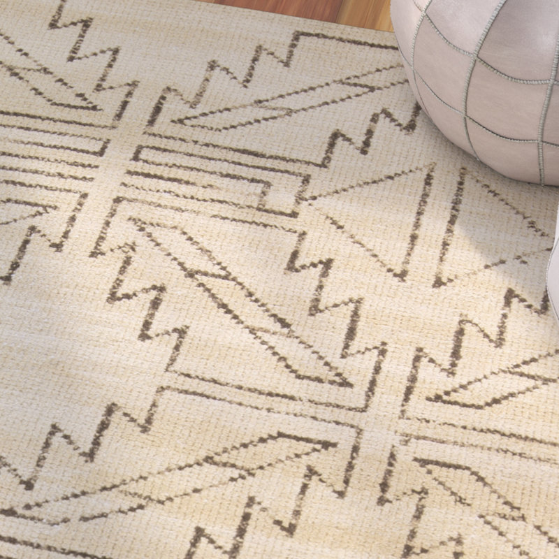 Eligah Wool Indoor Rug, Rectangle 3'6" x 5'6"