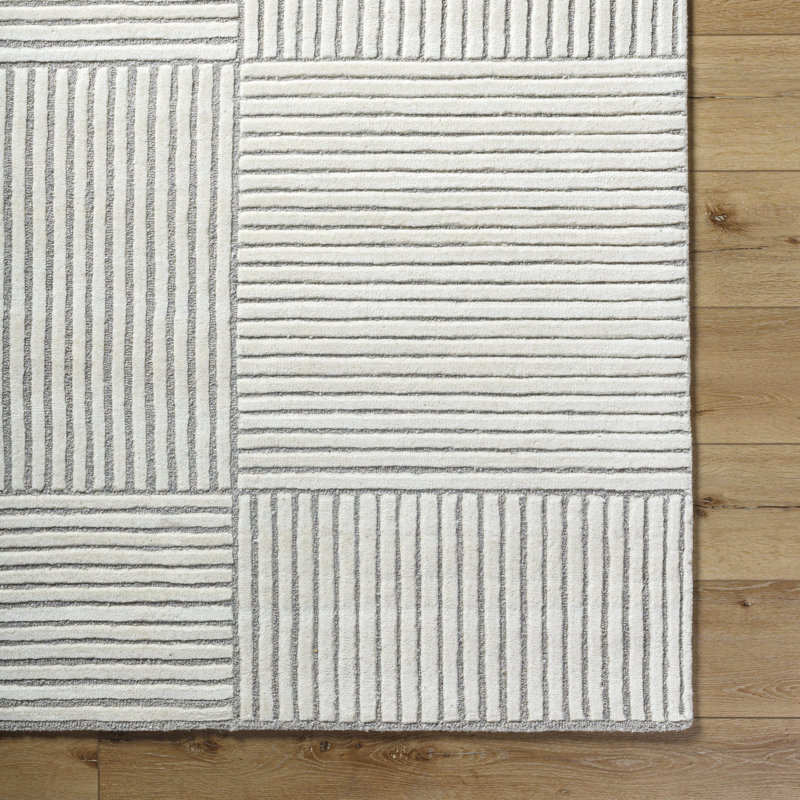 Peoro Hand-Tufted Wool Area Rug , Rectangle 2' x 3'