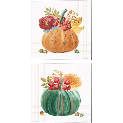 Wooded Harvest X and XI by Beth Grove - 2 Piece Wrapped Canvas Painting Set -  August GroveÂ®, BAC045AFE4194548A21C67B53F69BD78