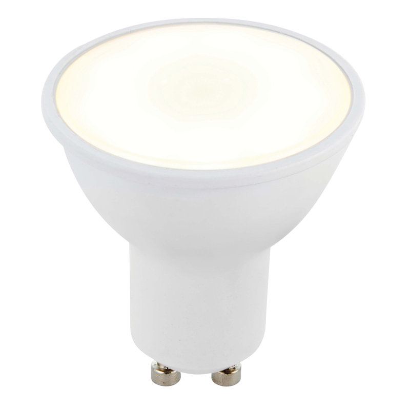 5W GU10 LED Non-Dimmable Bulb - 470lm 6500K Daylight White, 4000K