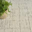 Power Loom Synthetic Fibers Abstract Area Rug in Ivory/Gray-1137874911