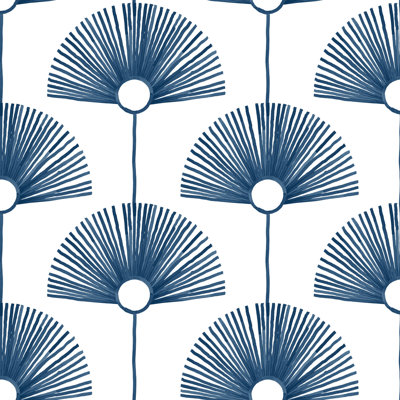 Deco Fan 10' L x 24" W Wallpaper Roll