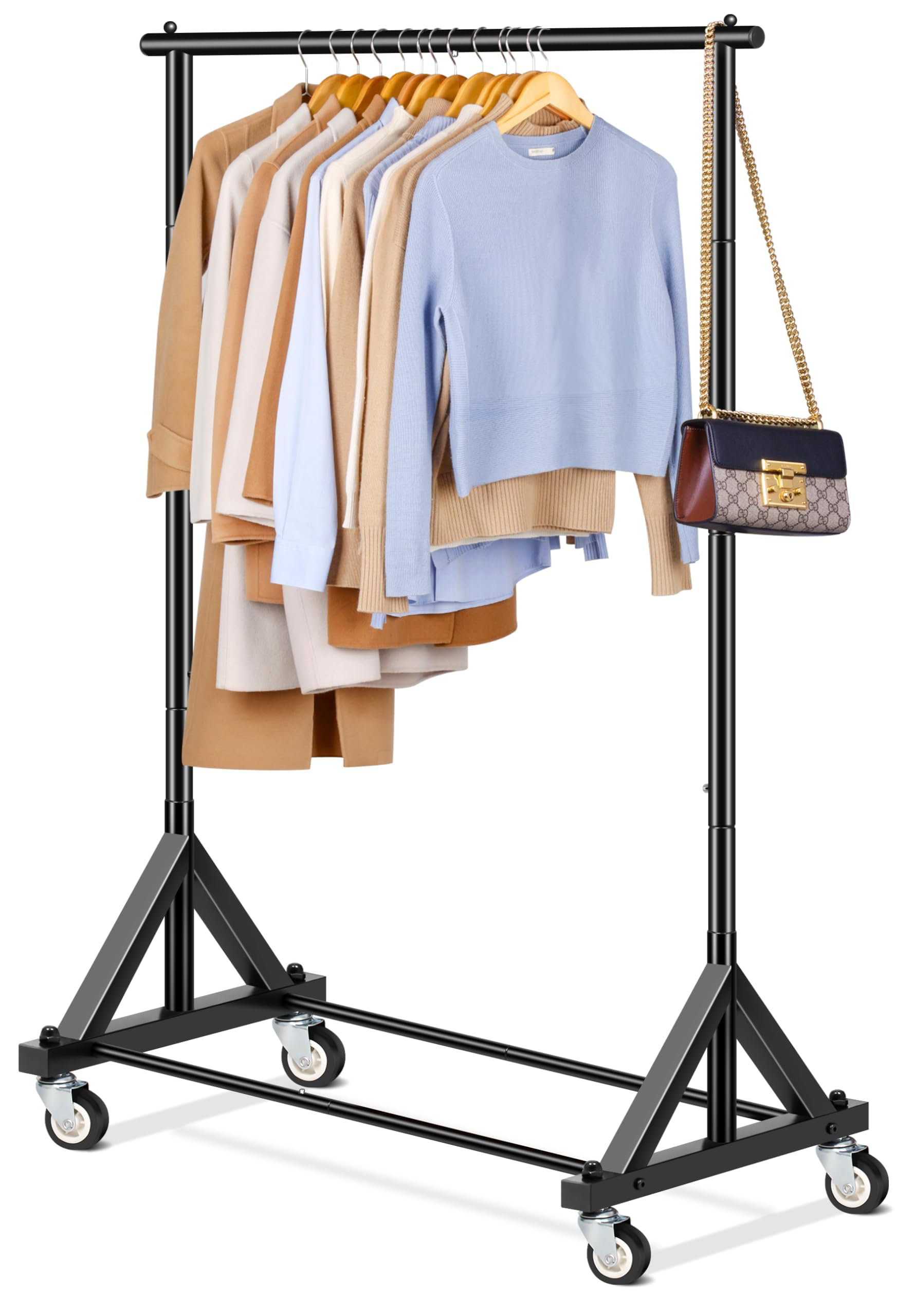 PSA LABORATORY FURNITURE LLC Heavy Duty Clothes Rack, Rolling Clothing