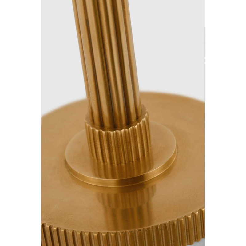Aran LED Table Lamp, Hand-Rubbed Antique Brass