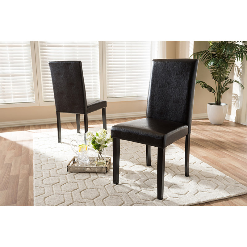 Chaise de salle à manger rembourrée Haag