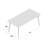 Evanston 71" Wood Dining Table-838175623
