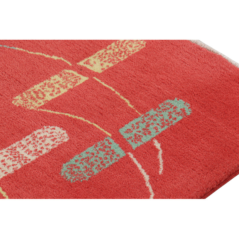 One-of-a-Kind 4’x6’5” Hand Knotted Area Rug