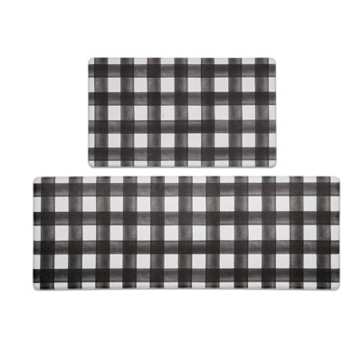 Tapis de cuisine 2 pièces Modern Farmhouse Plaid