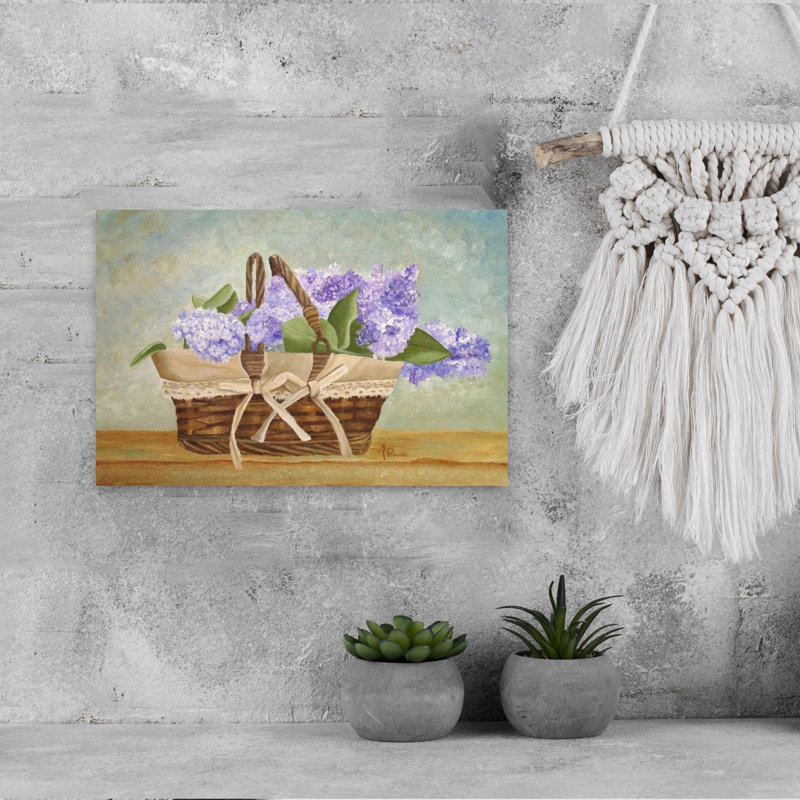 Mauve mauve lilas abstrait contemporain, art mural paysage lilas, H 12 po x l 18 po