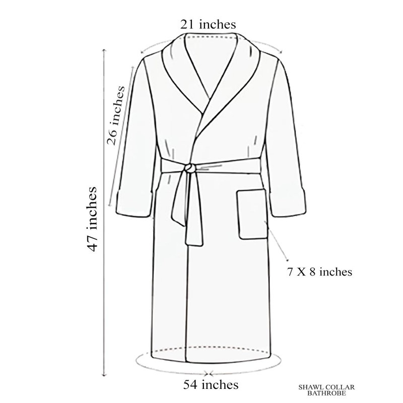 Robe de chambre, Blanc