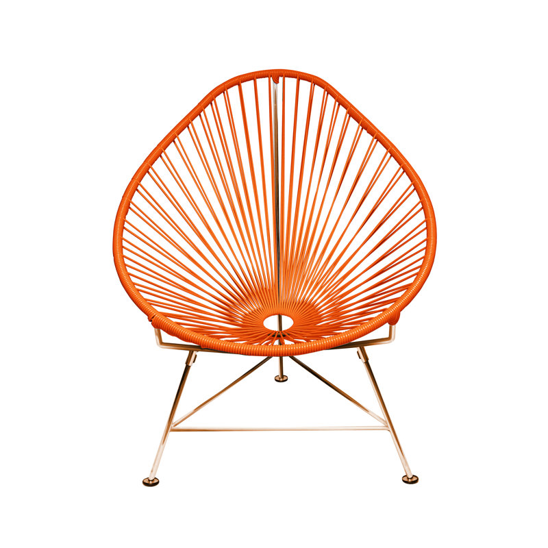 Junior Acapulco Indoor/Outdoor Handmade Chair, Orange/Copper