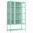 67.25'' Tall Iron Display Cabinet with Glass Door and LED Lights-1365863380