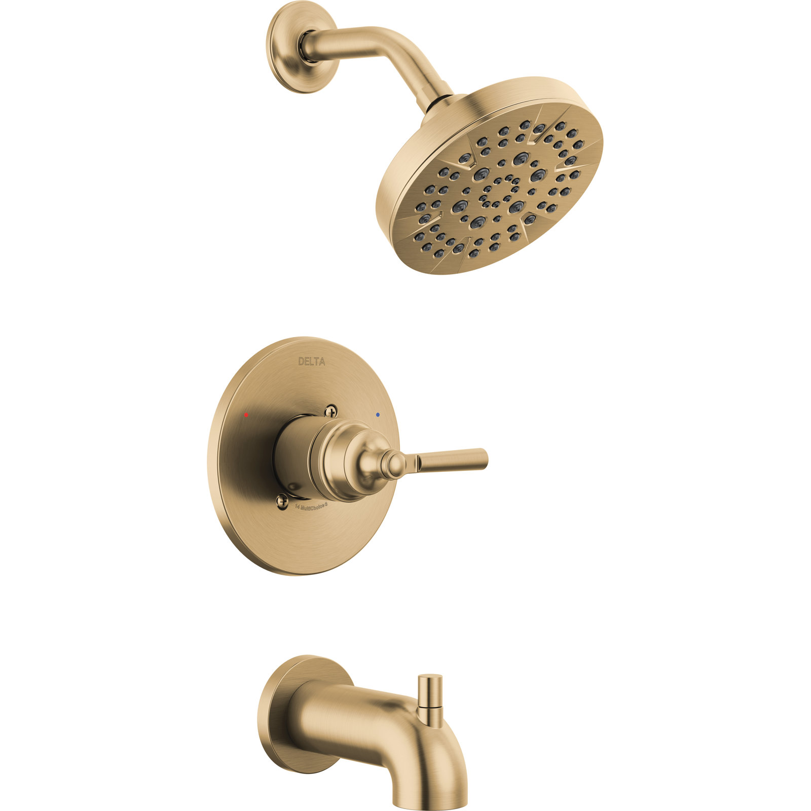 SAYLOR™ Single-Function Tub and Shower Set, Champagne Bronze