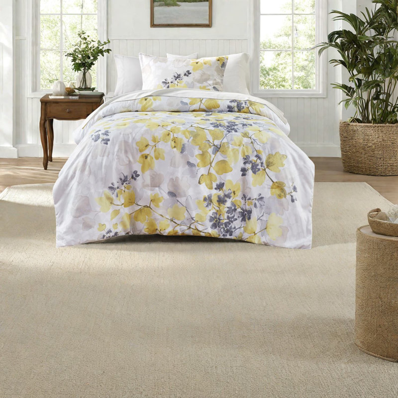 Multicolor Polyester Bedding Sets, Modern Botanical Design For Home