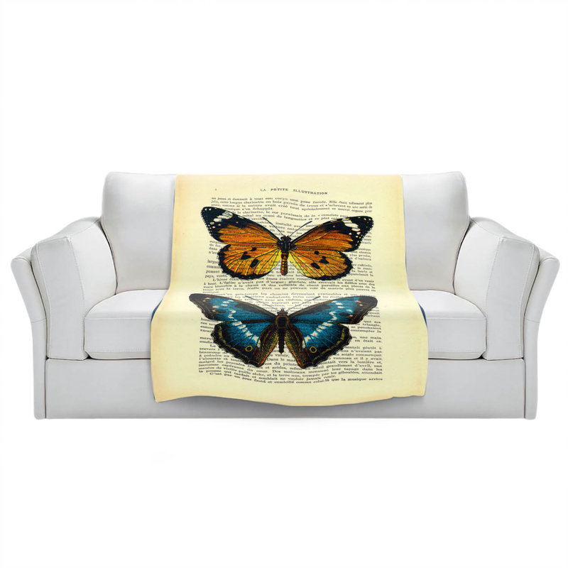  Couverture Monarch Butterflies, 51 po x 60 po