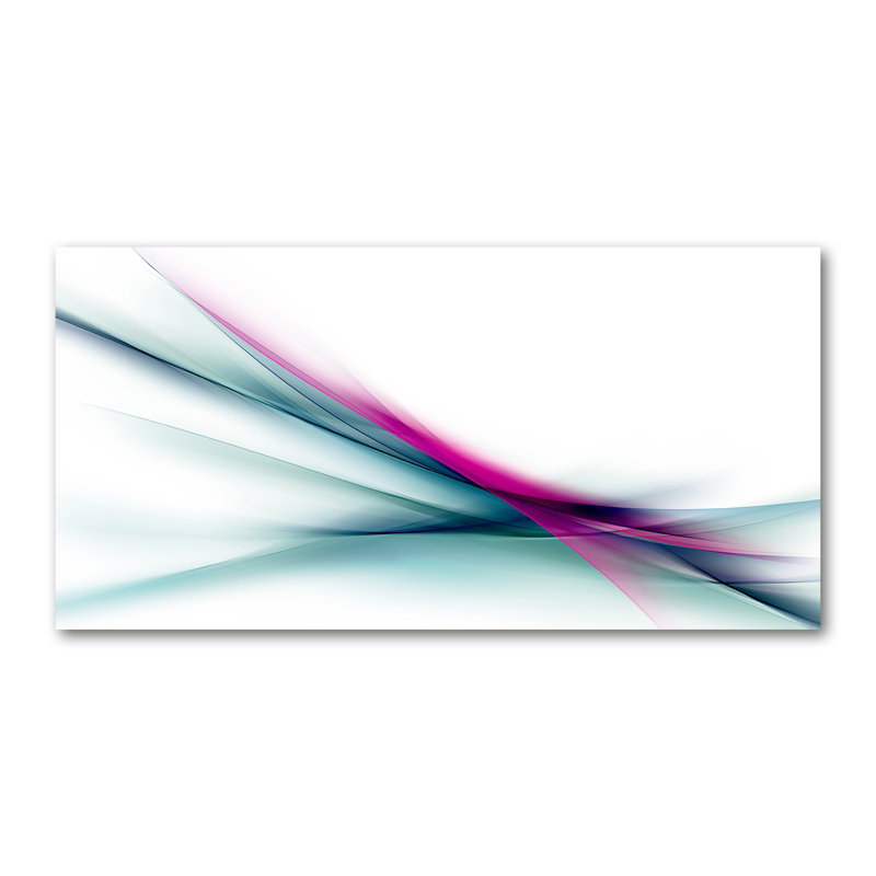 Waves Abstraction - Wrapped Canvas Print
