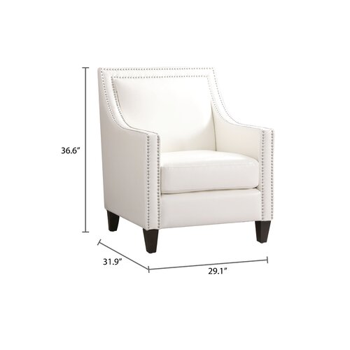 Three Posts™ Holsworthy Faux Leather Armchair & Reviews | Wayfair