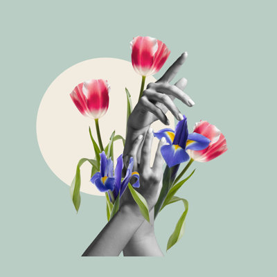 Aesthetic Of Hands - Wrapped Canvas Print