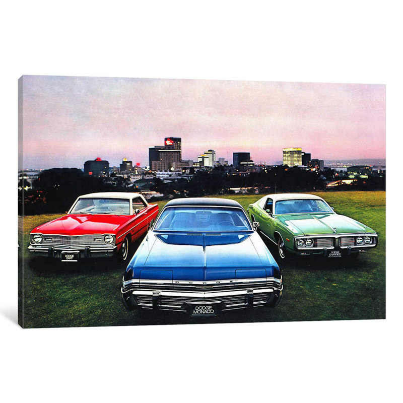 Dodge MonacoCharger, Dart - Print on Canvas, 66.04 cm H x 45.72 cm W x 1.91 cm D, Wrapped Canvas