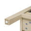 Buffet 3 tiroirs avec tablettes réglables, tiroirs décoratifs en corde tissée à la main pour le salon, la cuisine et le vestibule