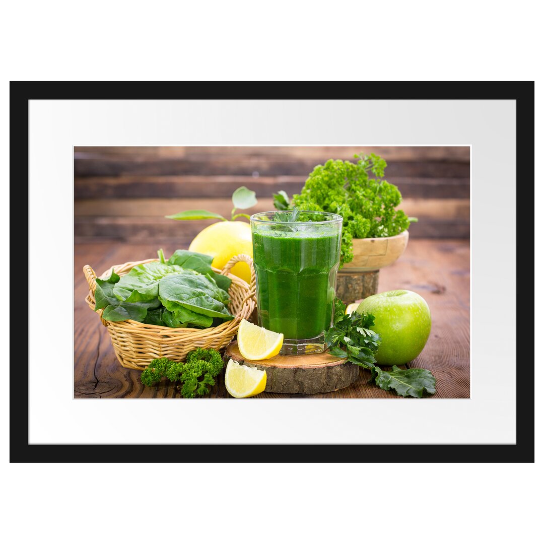 Gerahmtes Poster Gesunder Smoothie