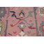 Tapis oriental rose fait à la main Oushak 9 x 12
