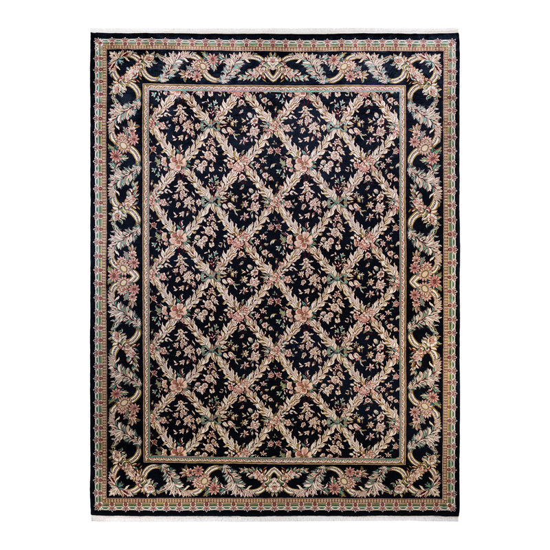Classic One-of-a-Kind 9' 4" X 12' 1" Hand Knotted Area Rug