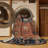 Machine Washable Overdyed Brown Area Rug