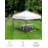 10x10 Ft Pop Up Canopy, 10'x10' Folding Canopy with 3 Highters Adjustable, Outdoor Event Shelter, Beach Tent with 4 Removable Sidewalls - UV Protection, Outdoor Gazebo with 1-Button Push, UPF 50+ Gazebo Portable Tents for Parties Beach Camping Wedding EZ-114492673