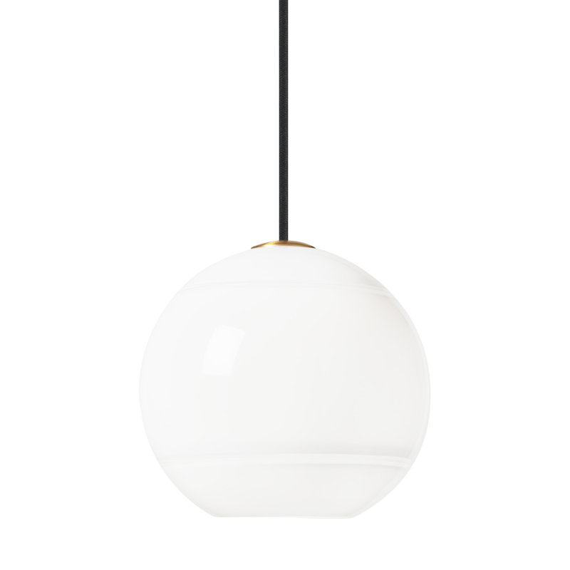 Sedona 1 - Light Pendant, Aged Brass, White, Yes