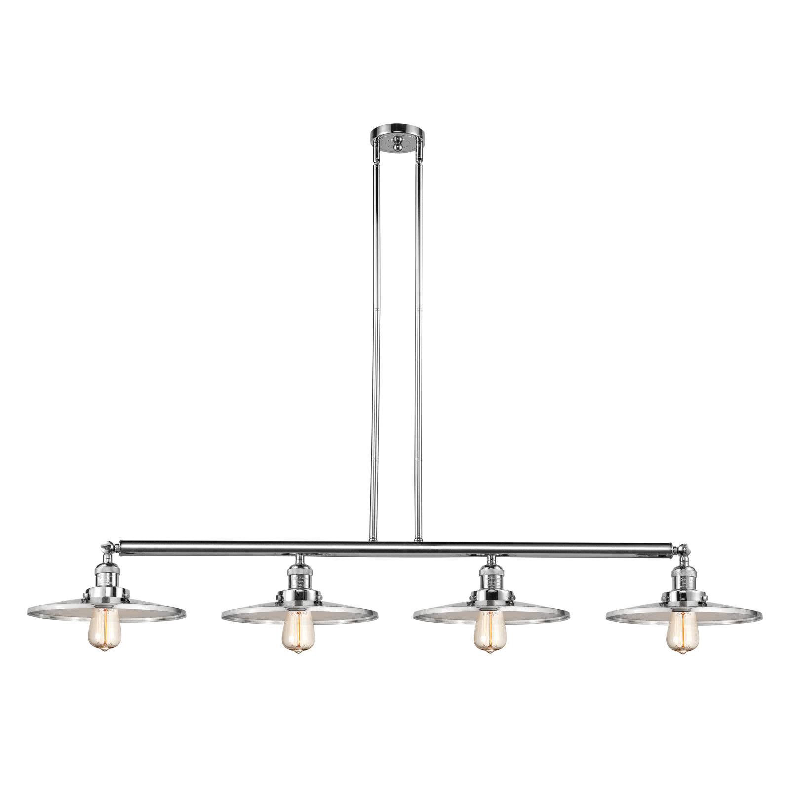 Rouvin 4 - Light Metal Dimmable Chandelier