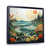 Black Floater Framed