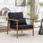 Rayn Solid Wood Upholstered Armchair-1500858715