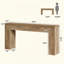 Console de style artistique, canapé, table d'appoint