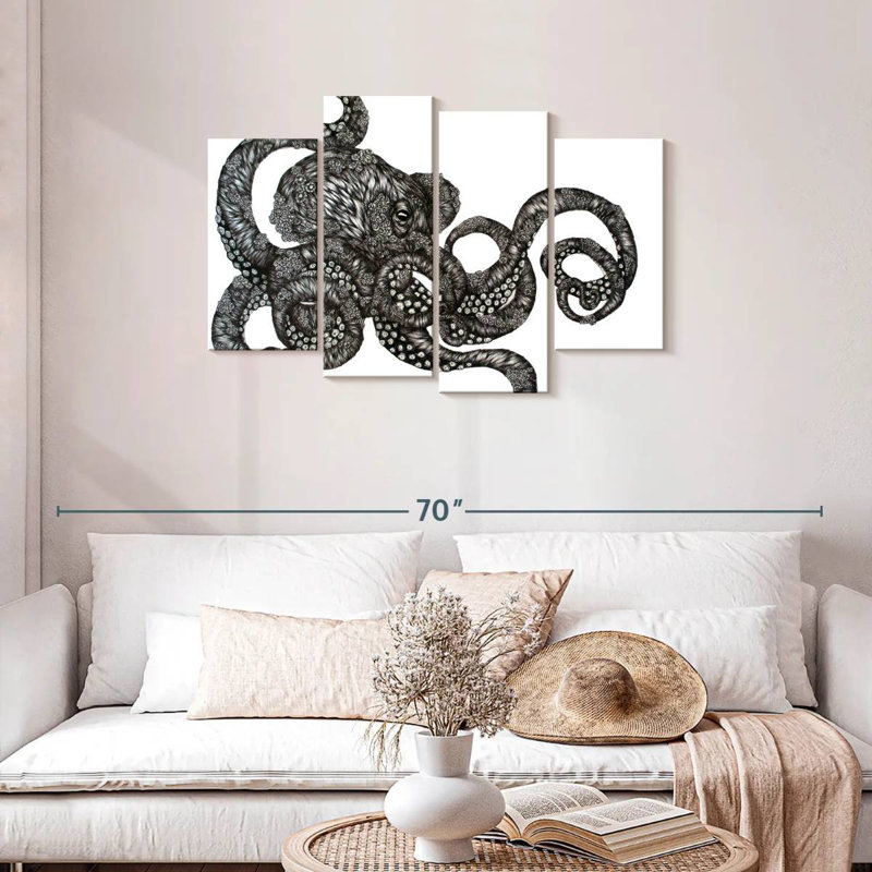 Brampt Barnacle Octopus, 27" H x 43" W