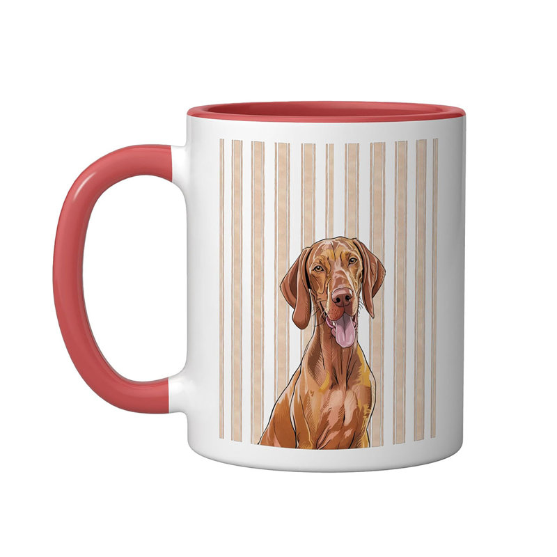Ceramic Coffee Mug, Red