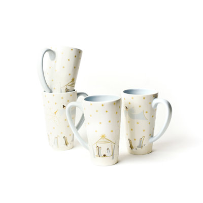 O Holy Night 6 Tall Mug Set Of 4