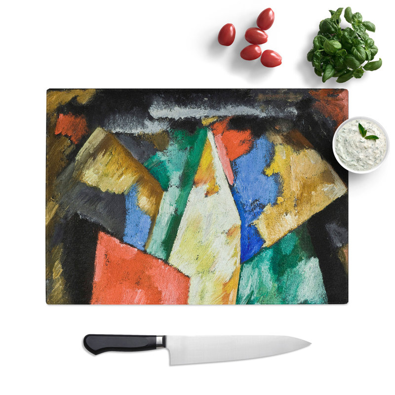 Abstraction Vol.2 by Marsden Hartley Chopping Board, 0.4cm H x 28.5cm W x 39cm L