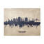 «Charleston South Carolina Skyline Concrete» par Michael Tompsett, impression sur toile tendue-627979928