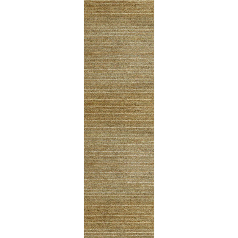 Area Rug in Wheat, Runner 2'6" x 10'
