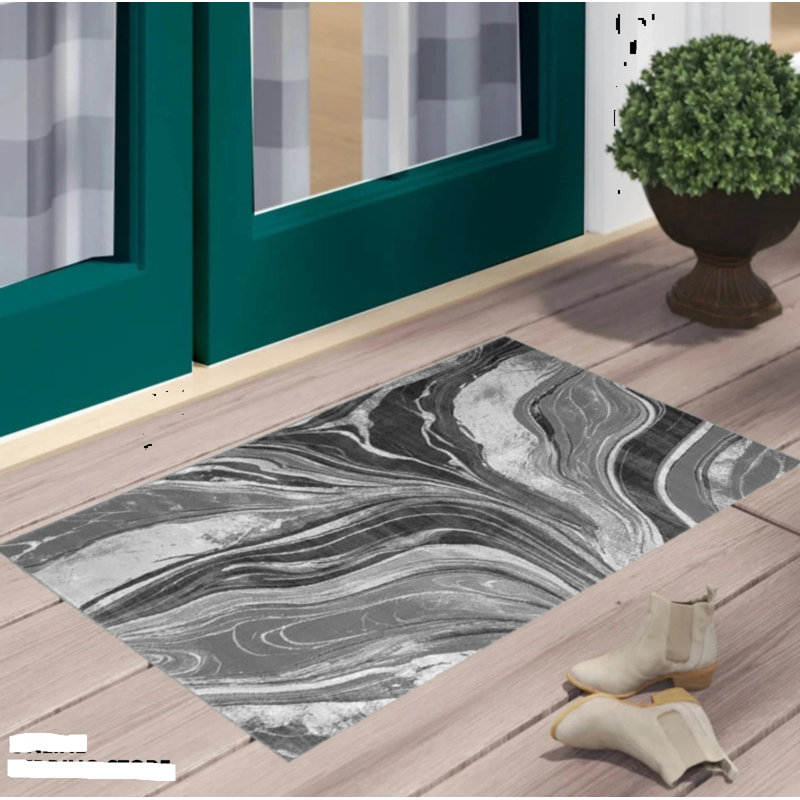 Abstract Area Rug, Rectangle 60 x 110 cm