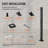 VEVOR Steel Cable Railing Post with Pre-Drilled Horizontal Holes for Deck-97880791