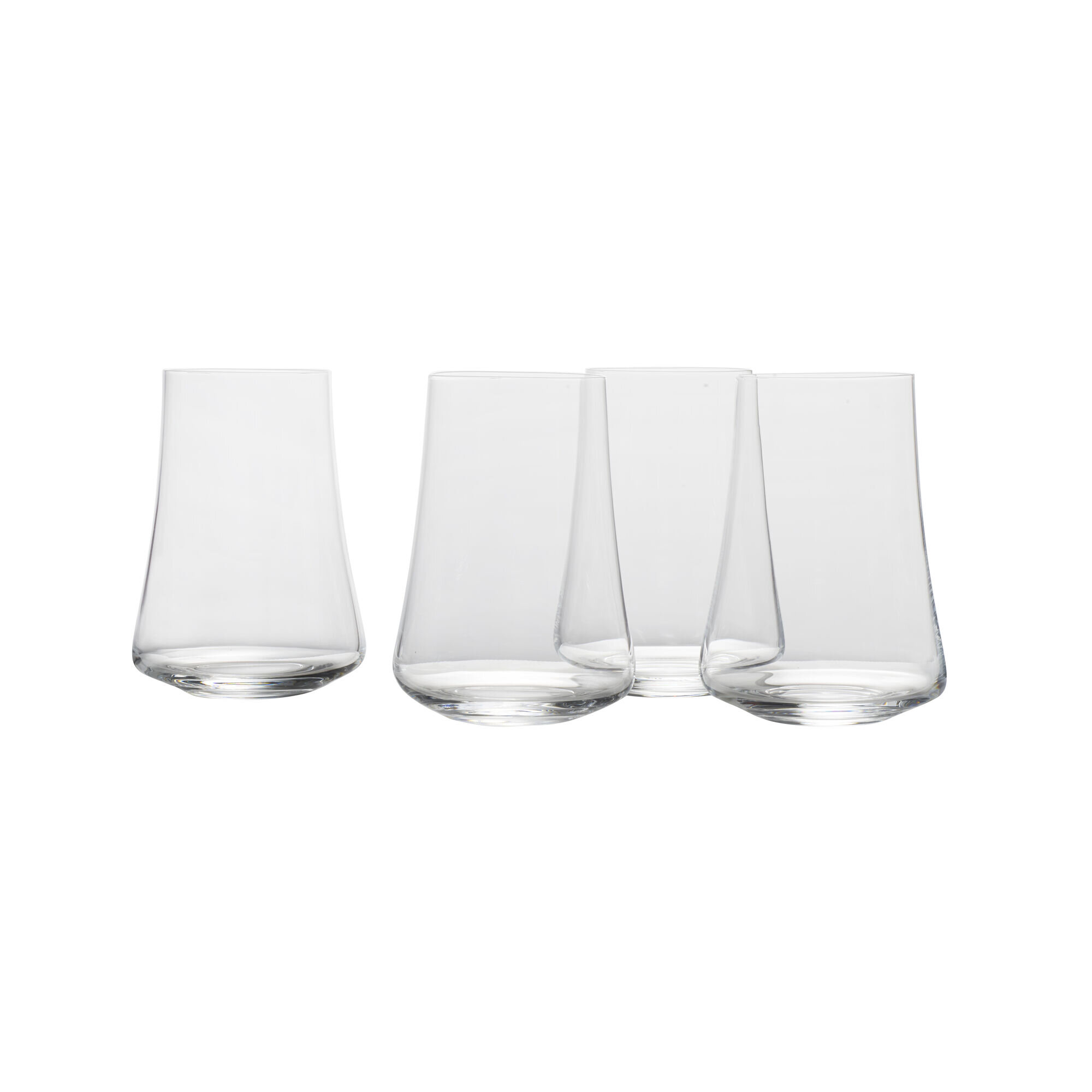 Mikasa Amelia Highball Glasses Set of 4, 15.25 oz - Clear