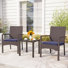 Armisha Square 2 - Person 18.9'' Dining Bistro Set with Cushions