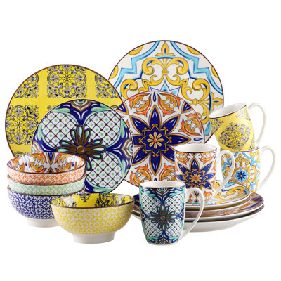 16 Piece Dinnerware Set, Service for 4