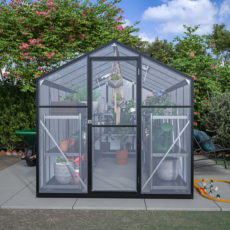 Serre en polycarbonate épaissie 6 pi x 12 pi